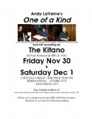 Name: One of a Kind @ The Kitano